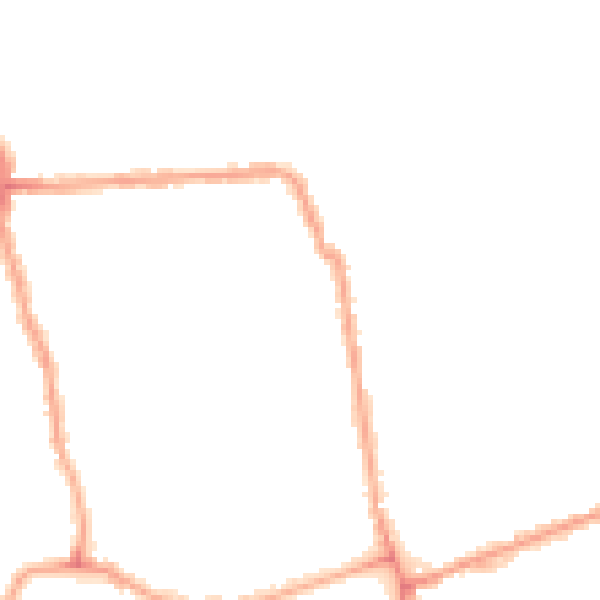 Night-time road noise heatmap for W4 1DB