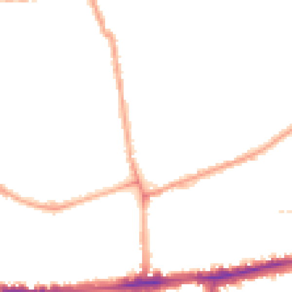 Night-time road noise heatmap for W4 1DR