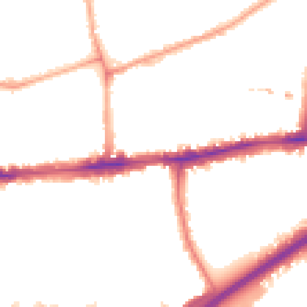Night-time road noise heatmap for W4 1PU
