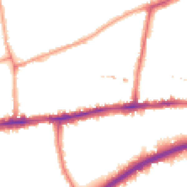 Night-time road noise heatmap for W4 1SN