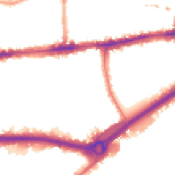 Night-time road noise heatmap for W4 2HJ