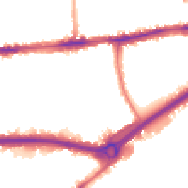Night-time road noise heatmap for W4 2HR