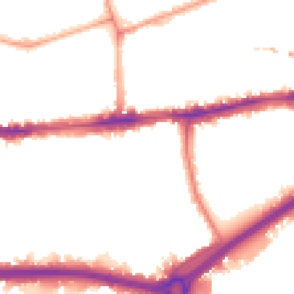 Night-time road noise heatmap for W4 2HW