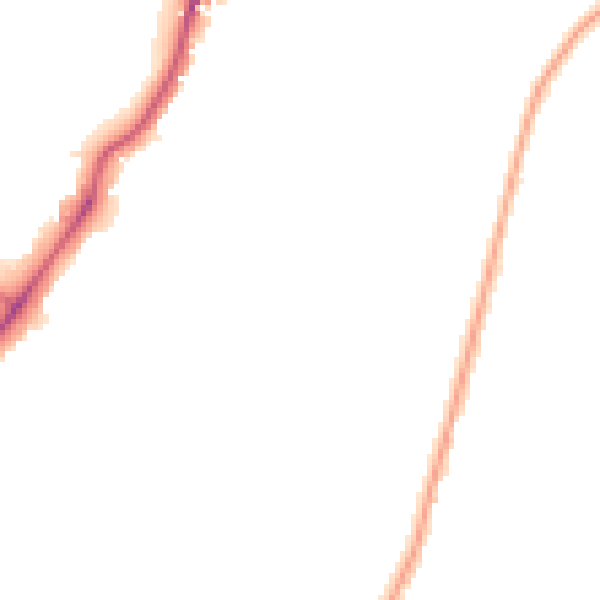 Night-time road noise heatmap for W4 2RJ
