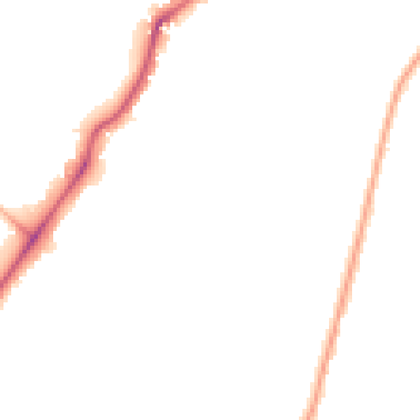 Night-time road noise heatmap for W4 2TL