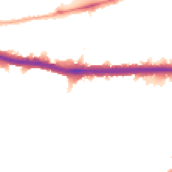 Night-time road noise heatmap for W4 3EB