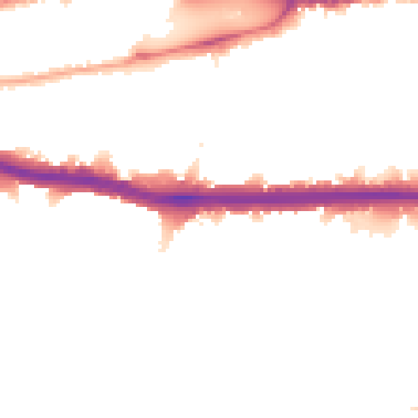 Night-time road noise heatmap for W4 3ED