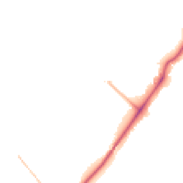 Night-time road noise heatmap for W4 3EU