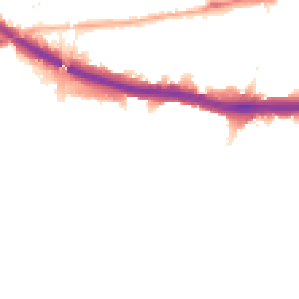 Night-time road noise heatmap for W4 3LH