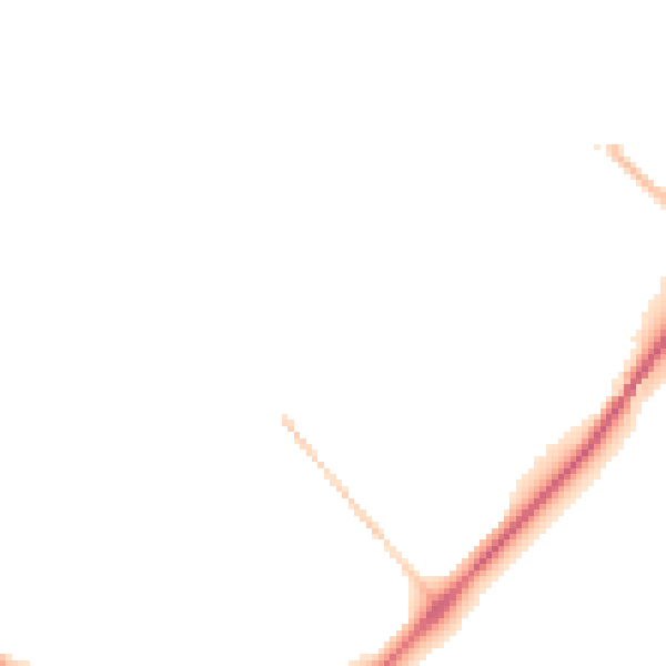 Night-time road noise heatmap for W4 3TE