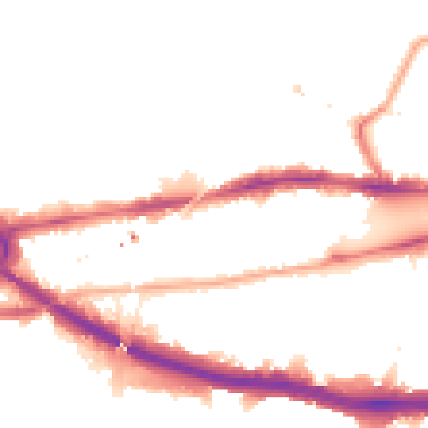 Night-time road noise heatmap for W4 4AH