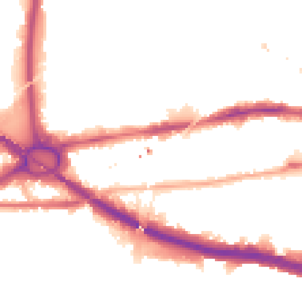 Night-time road noise heatmap for W4 4BF