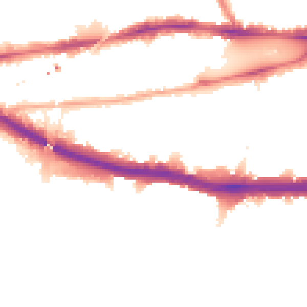 Night-time road noise heatmap for W4 4EL
