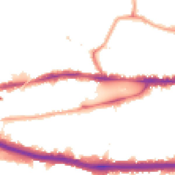 Night-time road noise heatmap for W4 4HB
