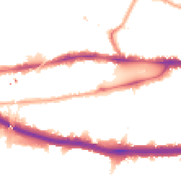 Night-time road noise heatmap for W4 4HG
