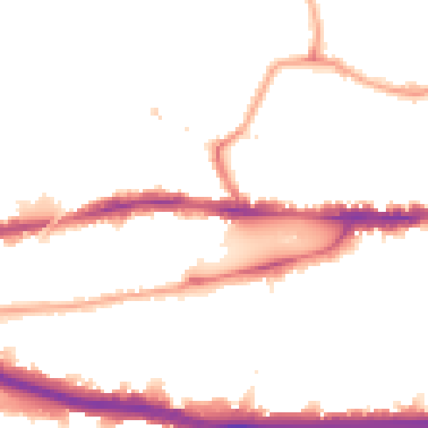 Night-time road noise heatmap for W4 4HH