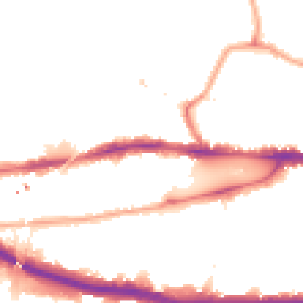 Night-time road noise heatmap for W4 4HS