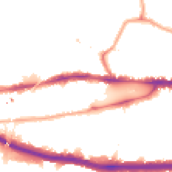 Night-time road noise heatmap for W4 4JA