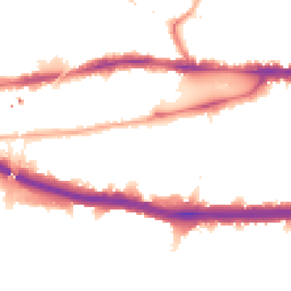 Night-time road noise heatmap for W4 4LA