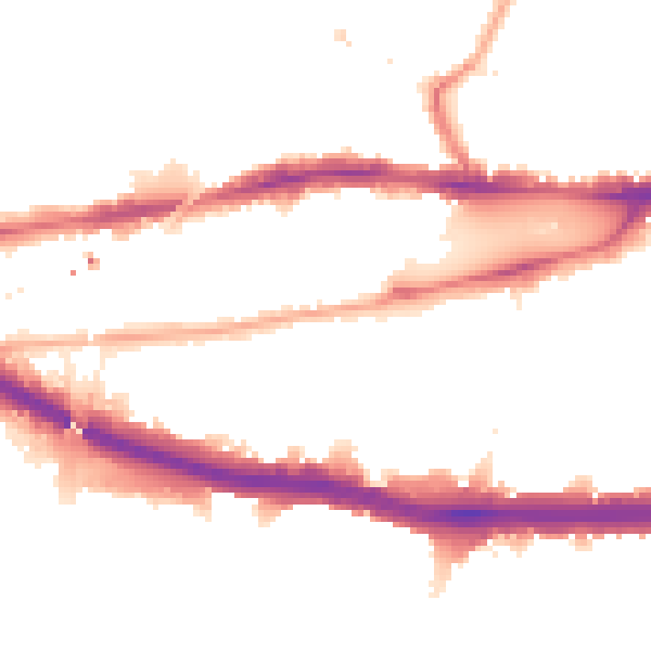 Night-time road noise heatmap for W4 4LQ