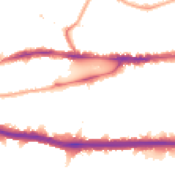 Night-time road noise heatmap for W4 4NF