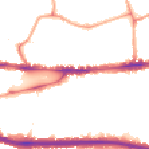 Night-time road noise heatmap for W4 4PU