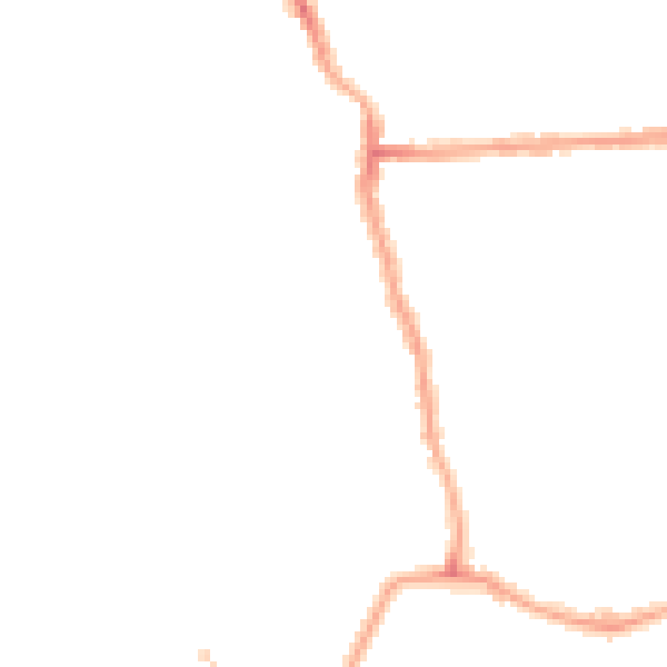 Night-time road noise heatmap for W4 5AL
