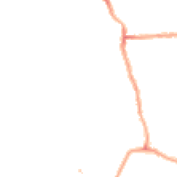 Night-time road noise heatmap for W4 5BA