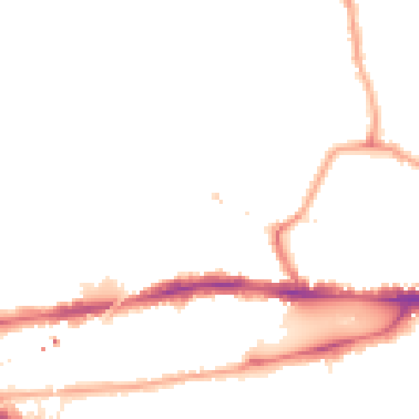 Night-time road noise heatmap for W4 5HA