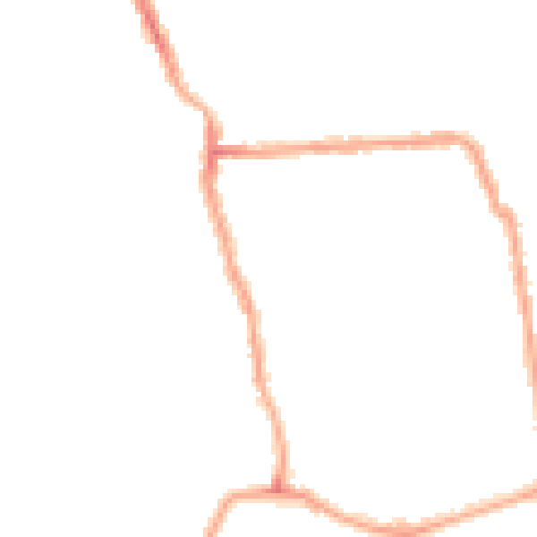 Night-time road noise heatmap for W4 5JH