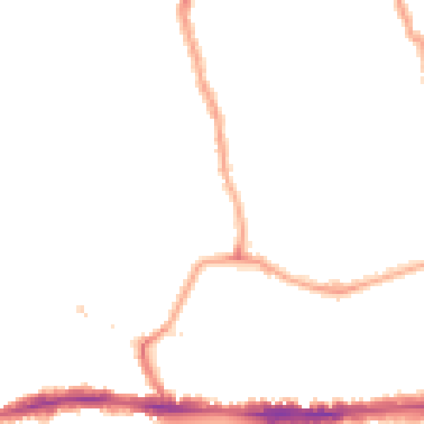 Night-time road noise heatmap for W4 5JN