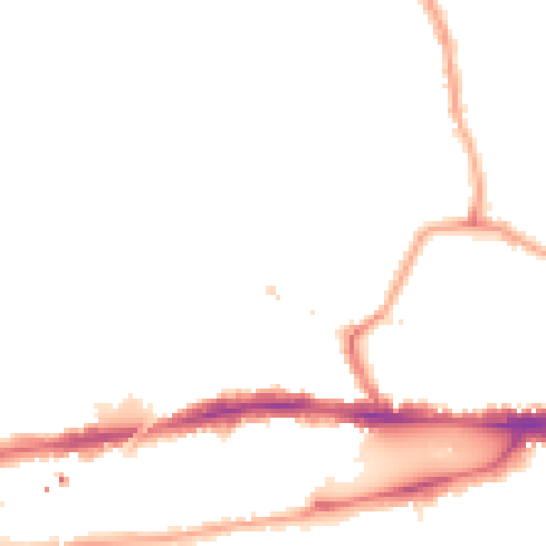Night-time road noise heatmap for W4 5LW