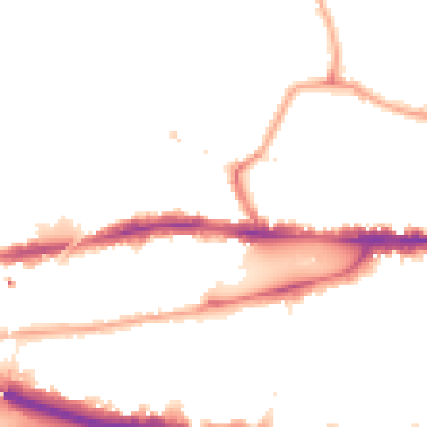 Night-time road noise heatmap for W4 5RF
