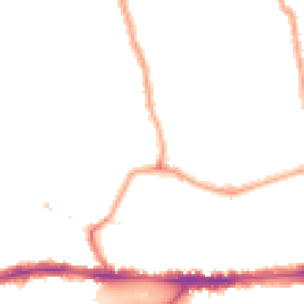 Night-time road noise heatmap for W4 5SR
