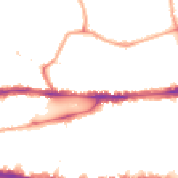 Night-time road noise heatmap for W4 5UL