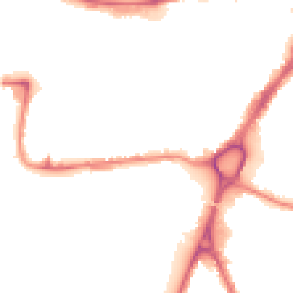 Night-time road noise heatmap for WA1 1HQ