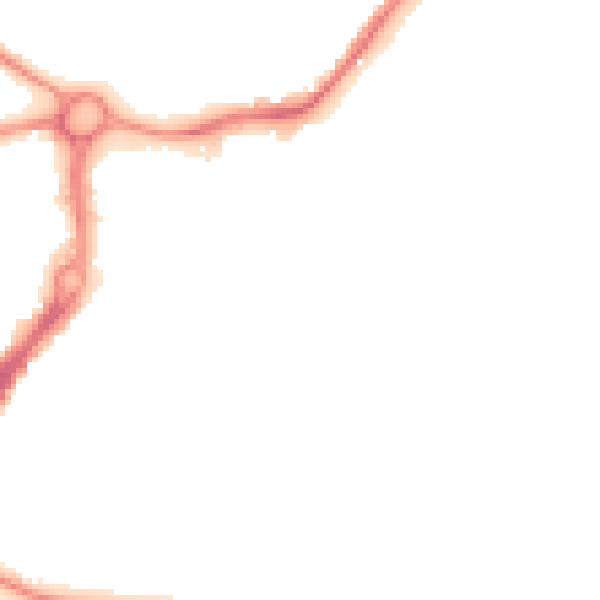 Night-time road noise heatmap for WA1 2DE