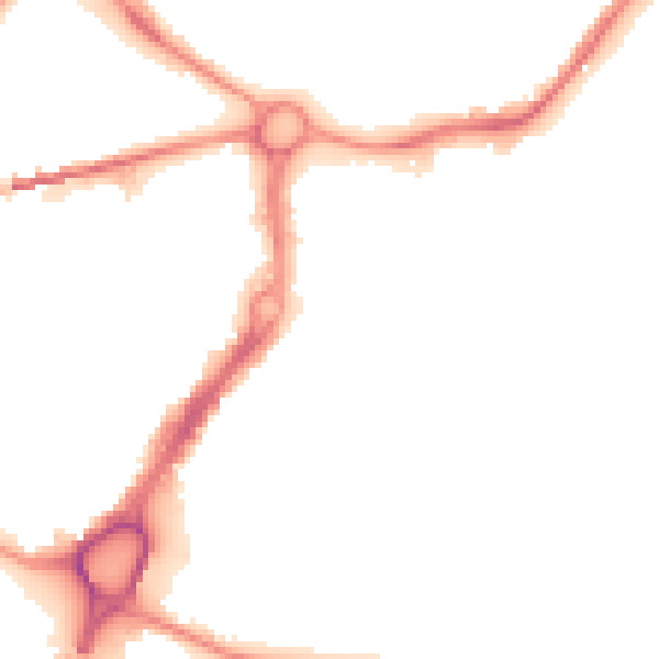 Night-time road noise heatmap for WA1 2GF