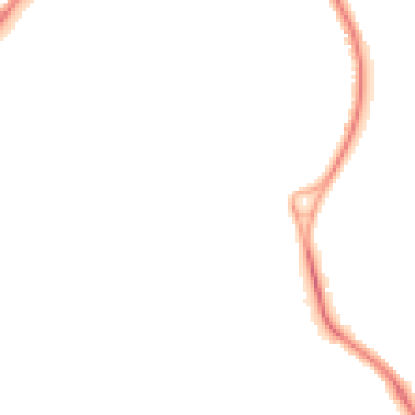 Night-time road noise heatmap for WA1 2GP