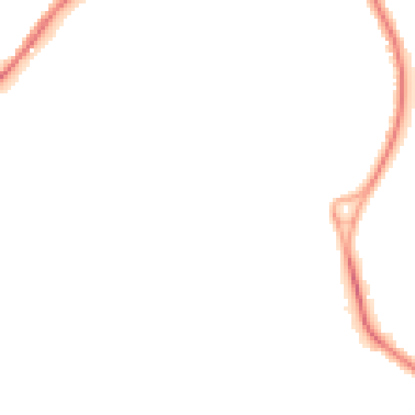 Night-time road noise heatmap for WA1 2GQ