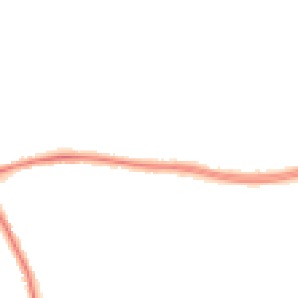 Night-time road noise heatmap for WA1 3EJ