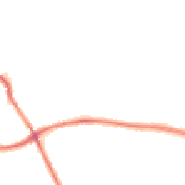 Night-time road noise heatmap for WA1 3HX
