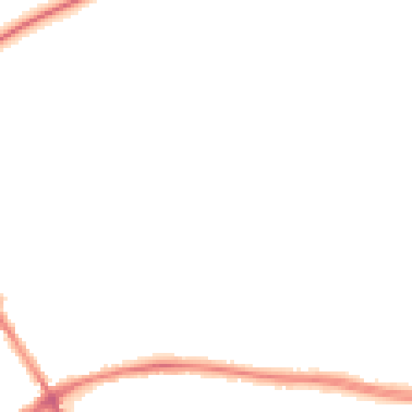 Night-time road noise heatmap for WA1 3JN