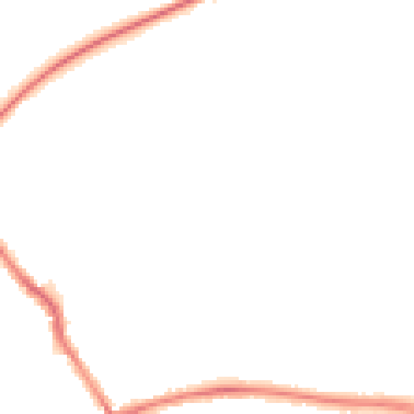 Night-time road noise heatmap for WA1 3JX