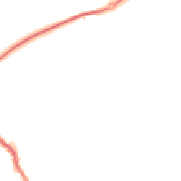 Night-time road noise heatmap for WA1 3JZ