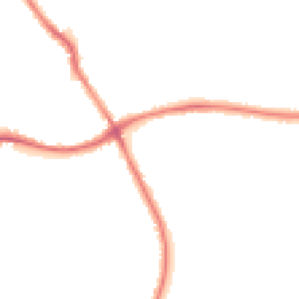 Night-time road noise heatmap for WA1 3PH