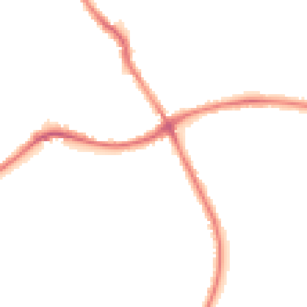 Night-time road noise heatmap for WA1 3RH