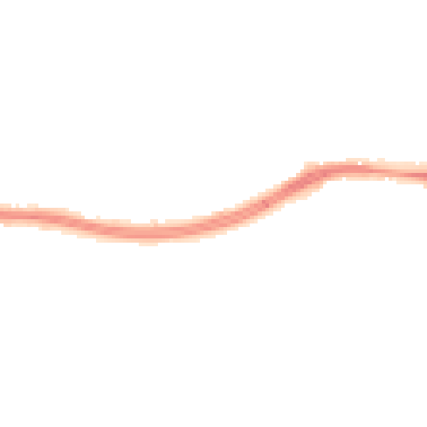 Night-time road noise heatmap for WA1 3UD