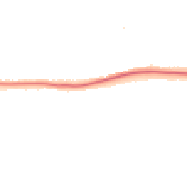 Night-time road noise heatmap for WA1 4HP