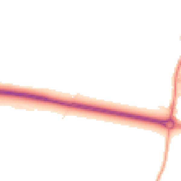 Night-time road noise heatmap for WA3 3PS